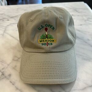 Men or women US Open Merion 2013 lite Khaki baseball cap Never worn.  RARE